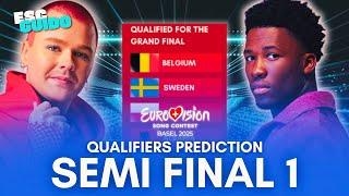 Eurovision 2025 | Semi Final 1 Qualifiers Prediction