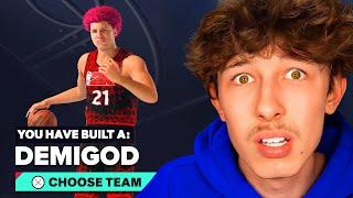 THE FIRST EVER "DEMIGOD" BUILD ON NBA 2K25