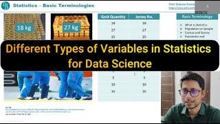 What is the difference between Numerical and Categorical Variables in Statistics?