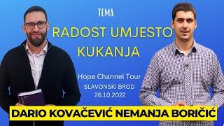 Radost umjesto kukanja!  Nemanja Boričić i Dario Kovačević, Slavonski Brod 27.10. Hope Channel Tour
