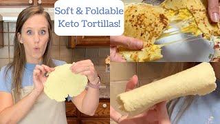 Soft Keto Tortillas ~ Soft And Foldable! Using My Keto Self-Rising Flour