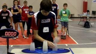 Individual Cycle Sport Stacking World Record 4.813 (William Orrell)