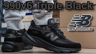 New Balance 990v6 'Triple Black' Sneaker Review & On Feet