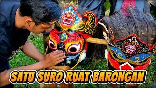 PROSES MEMANDIKAN BARONGAN SATU SURO || EYANG SINGO BARONG DAN EYANG SIMO GENI