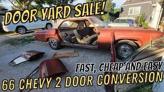 4 Door To 2 Door CONVERSION In A WEEKEND! Fast, Cheap and Easy! - 1966 Budget Biscayne