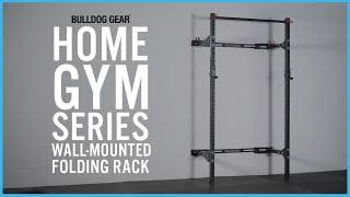 Bulldog Gear | Home Gym Series Wall-Mounted Folding Rack