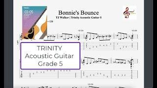 Bonnie's Bounce - Trinity Acoustic Grade 5 Guitar