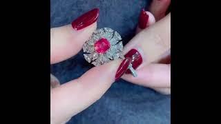 ImYan Jewelry | Pink Gemstone Ring