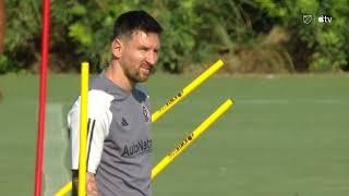 Lionel Messi takes part in 1st Inter Miami training session