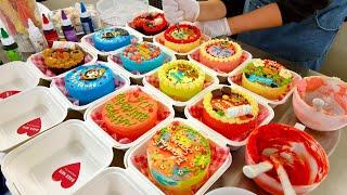 원하시는 모든걸 그려드려요! 순수미술 전공자의 재능가득 고퀄리티 레터링케이크 / A lettering cake full of sincerity - Korean street food