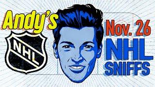 NHL Sniffs, Picks & Pirate Parlays Today 11/26/24 | Best NHL Bets w/Andy Francess