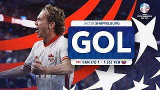 GOL de Jacob SHAFFELBURG | Venezuela 1-1 Canadá | CONMEBOL Copa América USA 2024™