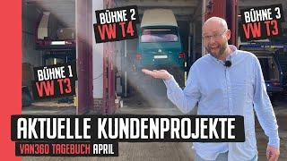 VW T3 und T4 Reparatur + Restaurierung - VW Bus Tagebuch VAN360 im April