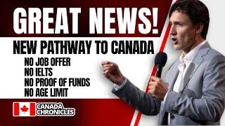 Work in Canada Without IELTS or Funds! | Canada Immigration 2024 | New Pathway