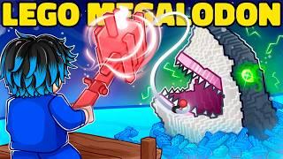 I Finally Crafted BRICK ROD and Caught My First LEGO MEGALODON on Fisch