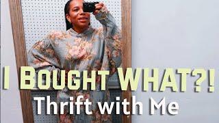 COME THRIFT WITH ME | I BOUGHT WHAT?!!  | Styling Thrift Haul | Model Image