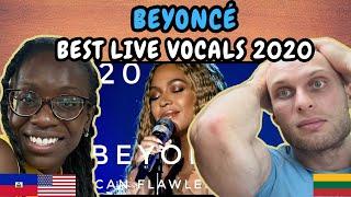 REACTION TO Everytime BEYONCE proved she can FLAWLESSLY SING! (BEST LIVE VOCALS) FIRST TIME WATCHING