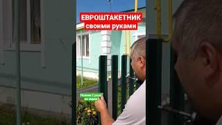 Евроштакетник своими руками. #братьязахарята #захарята #максимзахаров