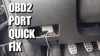 OBD2/OBDII PORT Not Working - Mazda3 Mazdaspeed3