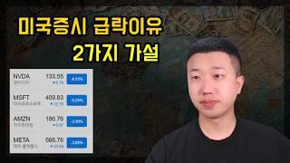 미국증시 급락 원인 2가지 가설