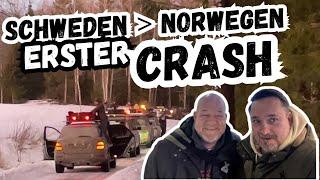 The first crash  Scandic Run 2nd stage | Sweden to Norway with Vanfan and Sven