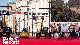 Farmers march on Parliament in Pancake Day protest against inheritance tax