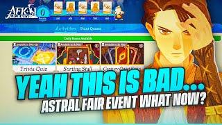 Addressing the Issues with the Astral Fair Event!【AFK Journey】