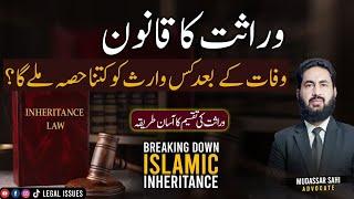 Law of inheritance / qanoon e warasat(وراثت کی تقسیم) a lecture by mudassar sahi advocate.