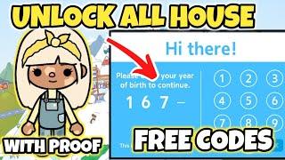 *Unlock All House* Toca Life World || Free Code Toca Boca - With Proof