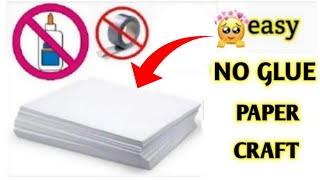 No Glue Paper Toy | No Glue Paper Crafts | Easy Origami | Easy Paper Craft | Paper Plane Origami