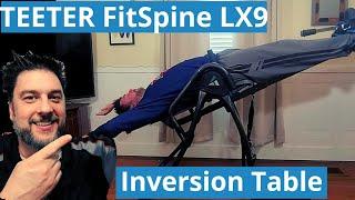 Teeter Fitspine LX9 assembled and tested. How to alleviate back pain - Teeter Inversion Table [397]