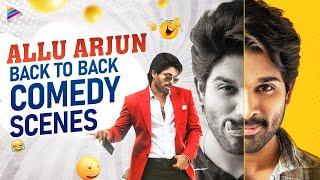 Allu Arjun Back To Back Best Comedy Scenes | 9 Years For Race Gurram | Race Gurram Comedy Scenes