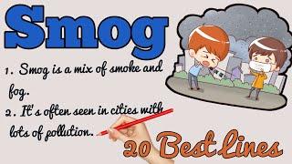 Essay on Smog | 20 lines on Smog in English | pollution