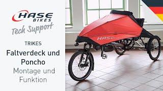 Faltverdeck und Poncho - Montage und Funktion | Trikes | Tech Support | HASE BIKES