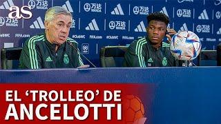 Le piden a TCHOUAMENI que responda en CASTELLANO y ANCELOTTI DICE ESTO | DIARIO AS