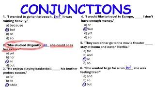 Conjunctions | Civil Service Exam Drill