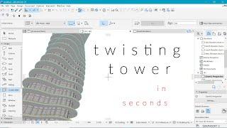 I made a twisting tower in seconds  What?!!