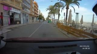 GARRUCHA   Dashcam   Lidl to the Port   January 2017