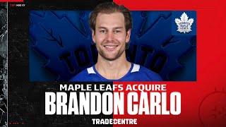 BREAKING: MAPLE LEAFS LAND BRANDON CARLO