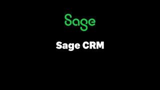 Sage CRM: Logging Customer Service Requests