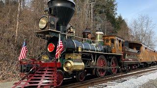 [4K] Northern Central Steam Train