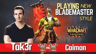 Tak3r vs Caiman  Warcraft 3 Reforged Ladder  Orc vs Orc [W3Champions]