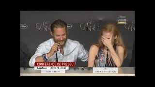 Tom Hardy at the press conference for Lawless in Cannes