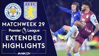 Aston Villa v. Leicester City | PREMIER LEAGUE HIGHLIGHTS | 3/9/2020 | NBC Sports