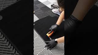  Satisfying carpet lines | AUTODETAILING #mitza #car #cleaning #merdeces #amg