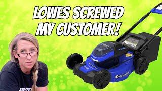 Lowes Leaves Customers Hanging! They Won't Sell You the Replacement Parts Your Mower Needs! Kobalt