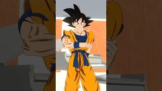 Goku owns a studio ?  #3d #goku #vegeta #dbz #anime #shorts #piccolo