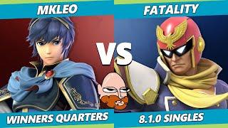 8.0 Gimvitational Winners Quarters - T1 | MkLeo (Marth) Vs. Fatality (Captain Falcon) SSBU Ultimate