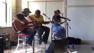 Blackwater Trio performing for Americana Music Triangle reception in Clarksdale