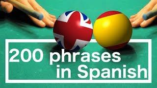 Learn Spanish - 200 phrases in Spanish for Beginners